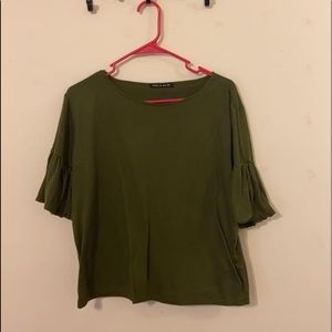 Green blouse shirt